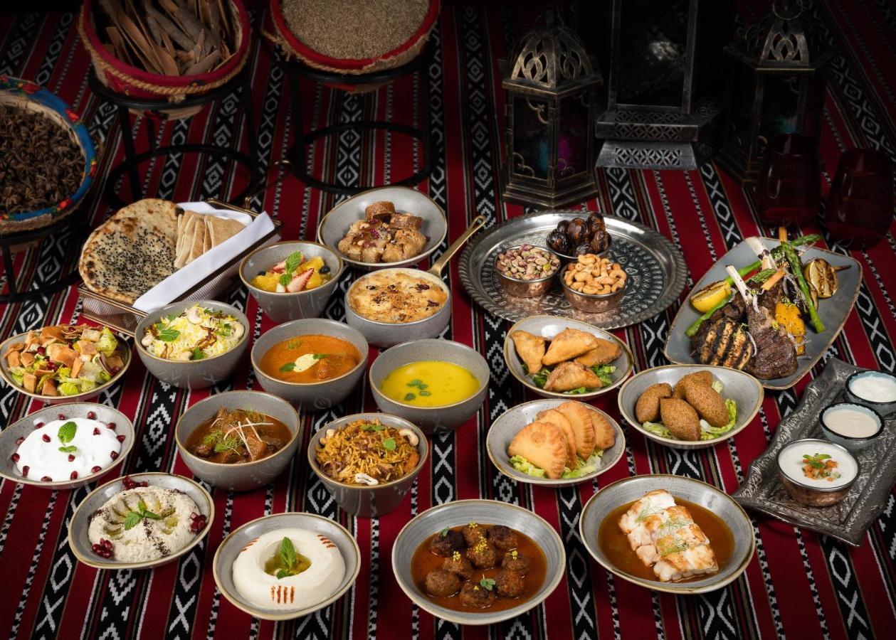Centara West Bay Hotel & Residences Доха Екстериор снимка A selection of traditional Emirati cuisine